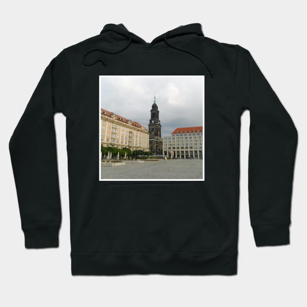 Dresden Germany sightseeing trip photography from city scape Europe trip Hoodie by BoogieCreates